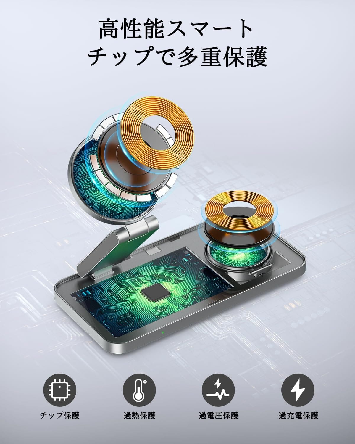 KEEPRO 3 合 1 無線充電器