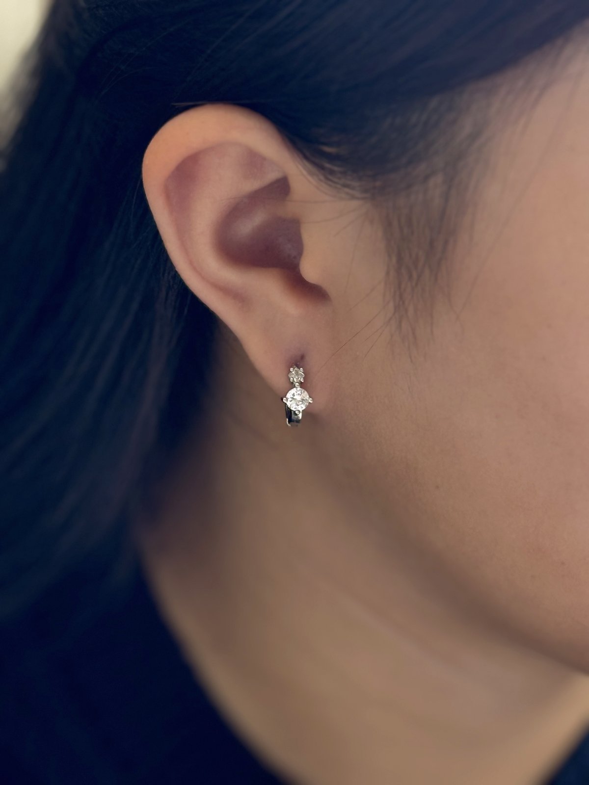 Double Stone Earrings