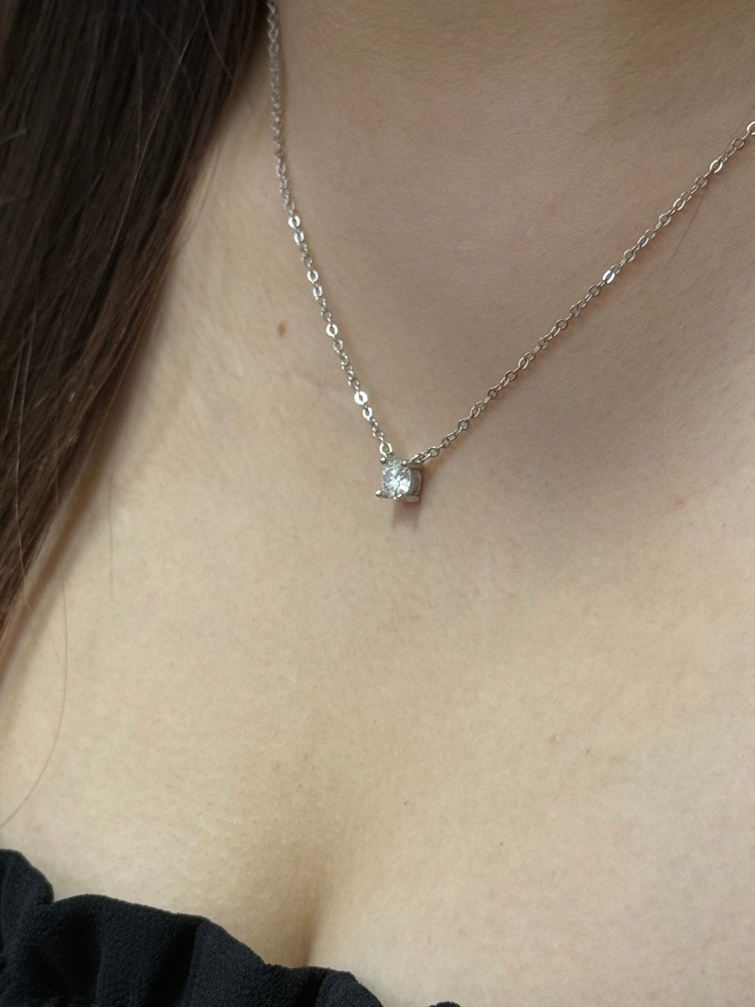 0.5ct Four - Prong Solitaire 頸鏈 - Livarra
