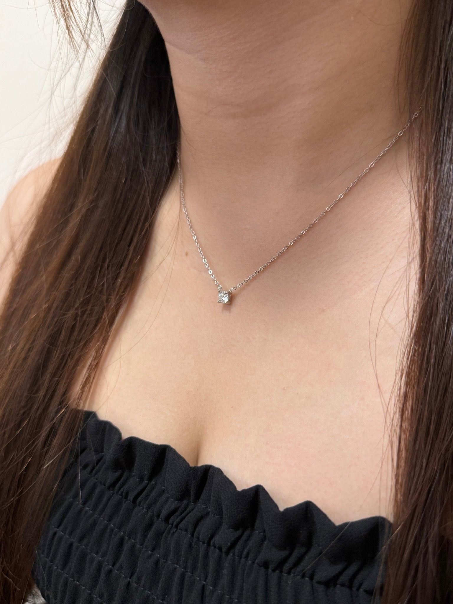 0.5ct Four - Prong Solitaire 頸鏈 - Livarra