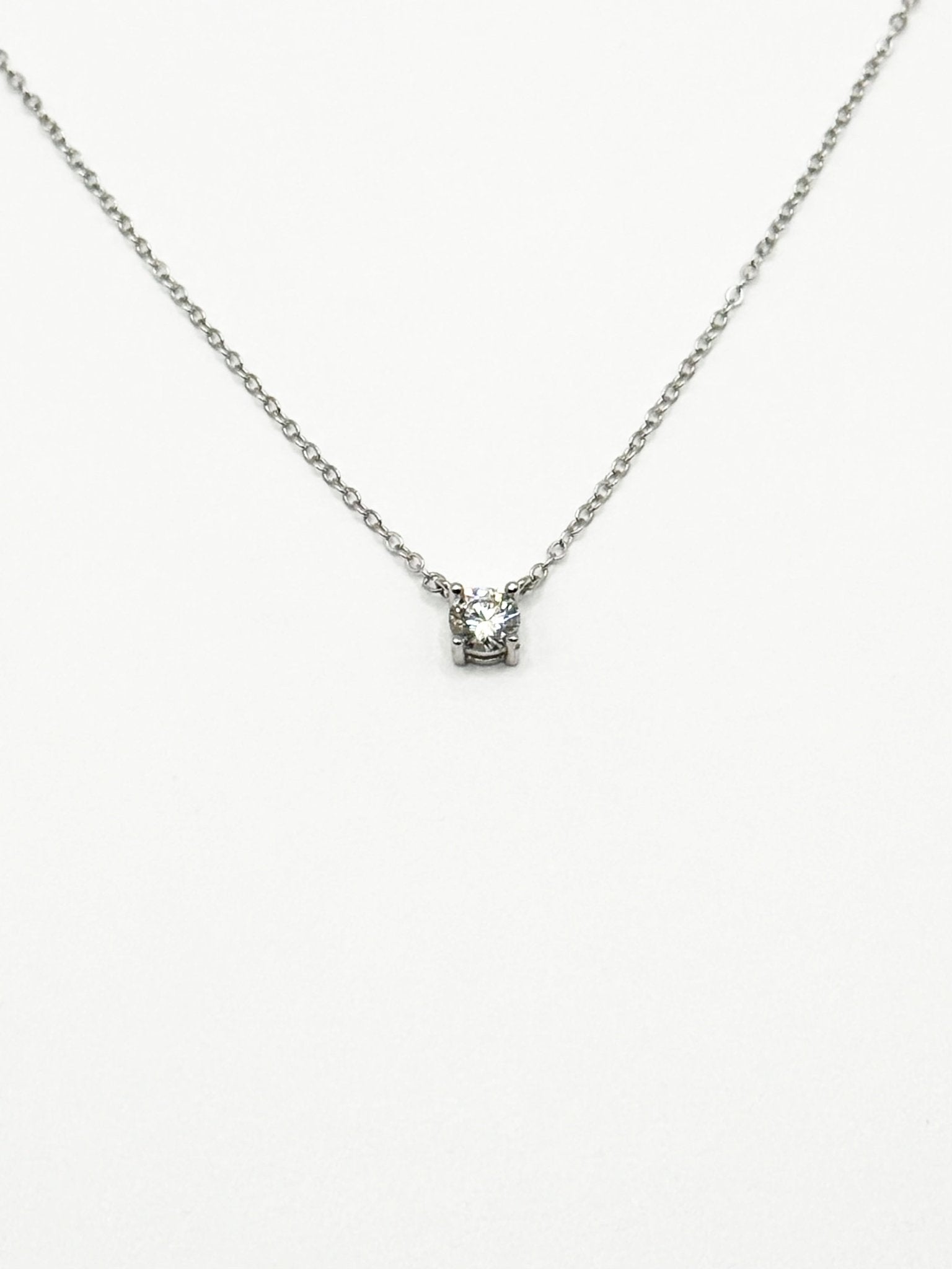 0.5ct Four - Prong Solitaire 頸鏈 - Livarra