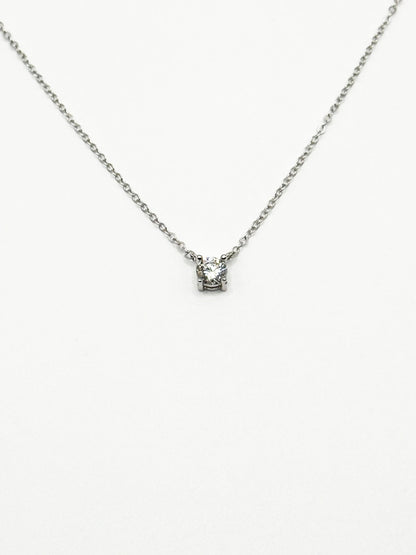 0.5ct Four - Prong Solitaire 頸鏈 - Livarra