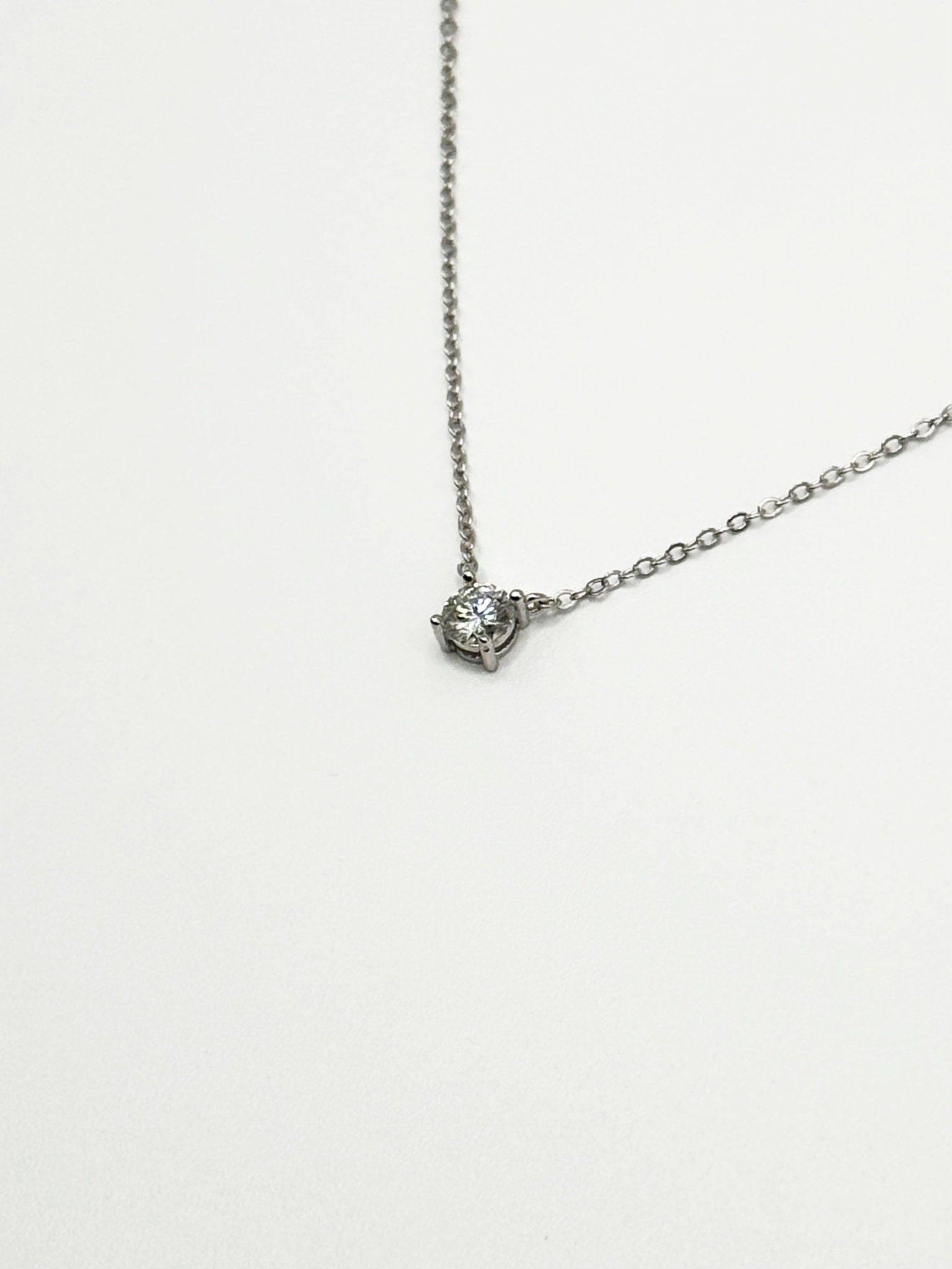 0.5ct Four - Prong Solitaire 頸鏈 - Livarra