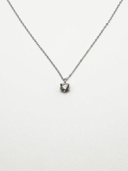 0.5ct Six - Prong Solitaire 頸鏈 - Livarra