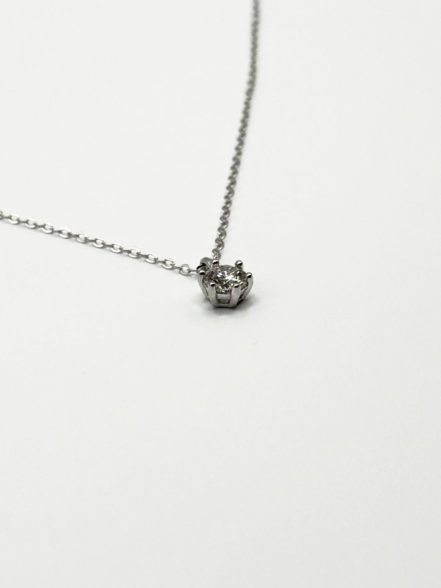 0.5ct Six - Prong Solitaire 頸鏈 - Livarra