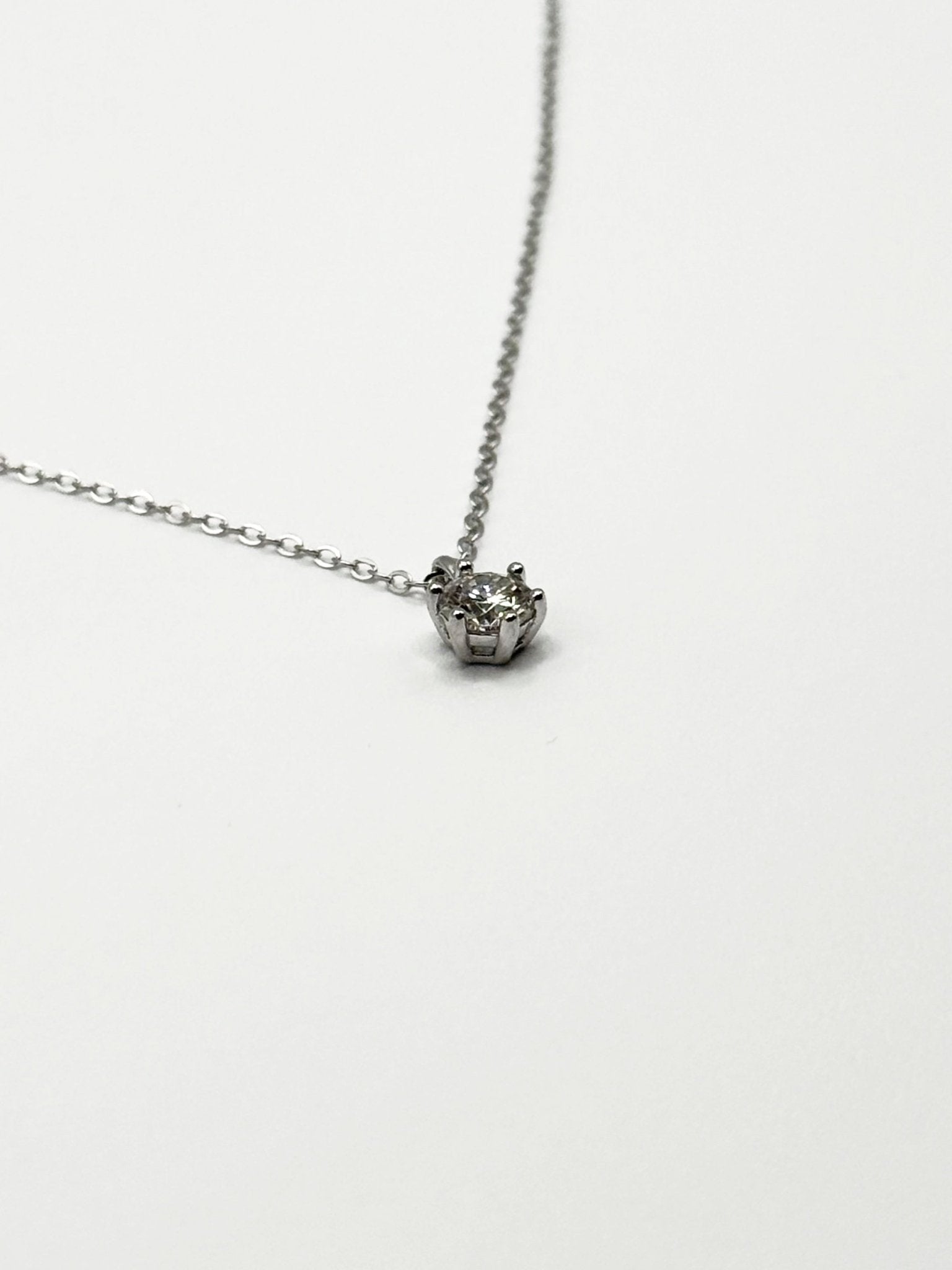 0.5ct Six - Prong Solitaire 頸鏈 - Livarra