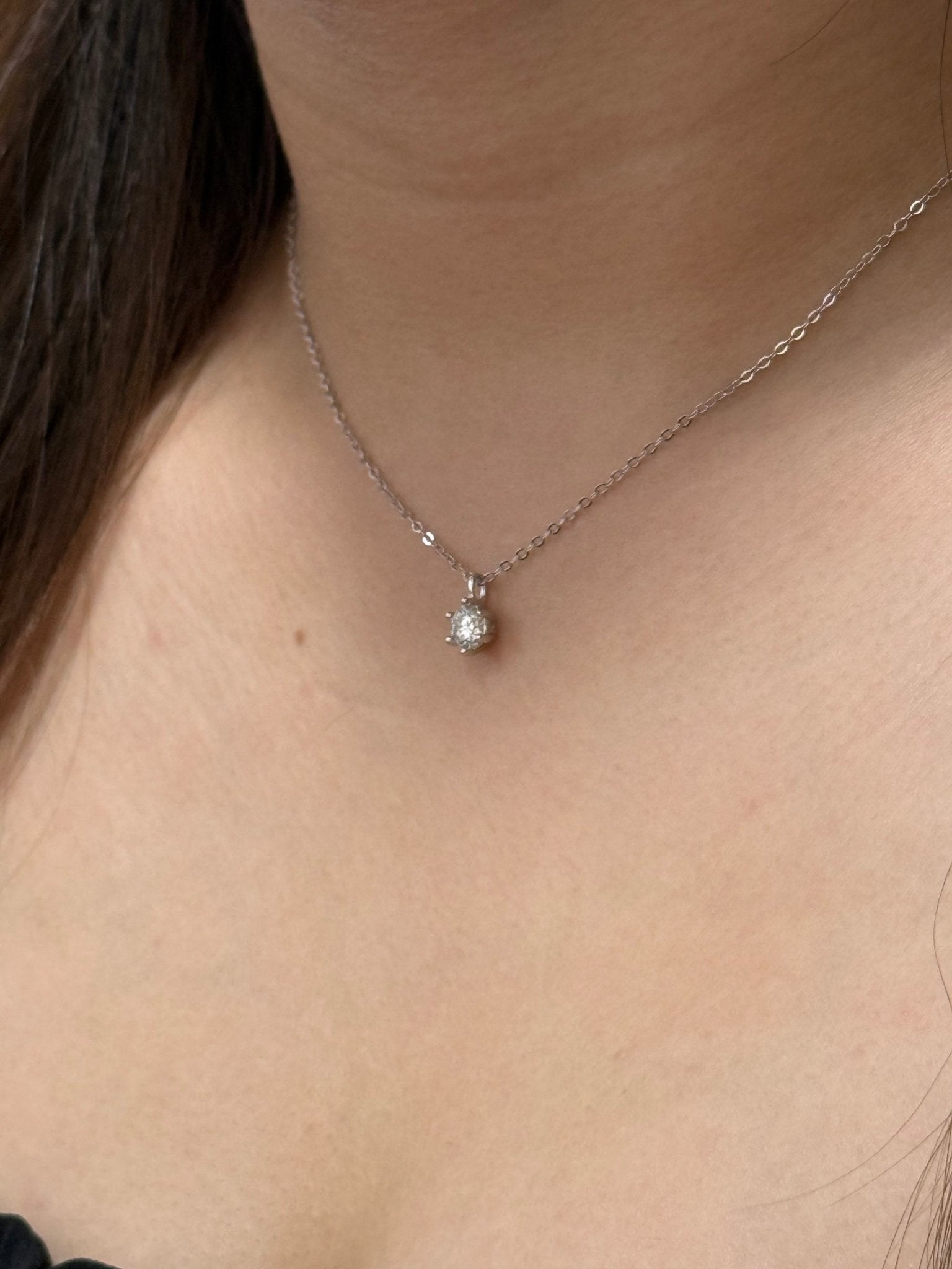 0.5ct Six - Prong Solitaire 頸鏈 - Livarra