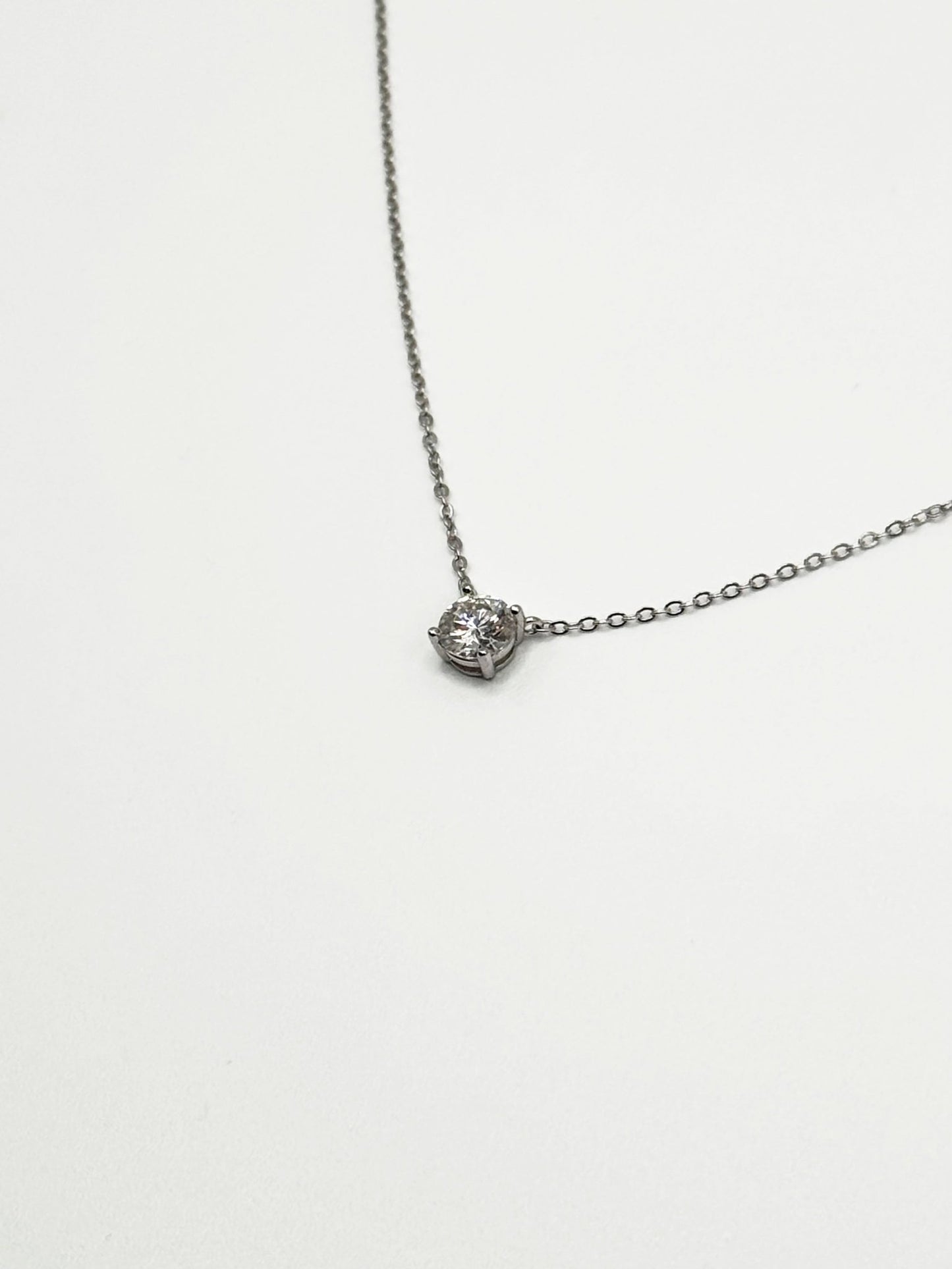 1.0ct Four - Prong Solitaire 頸鏈 - Livarra