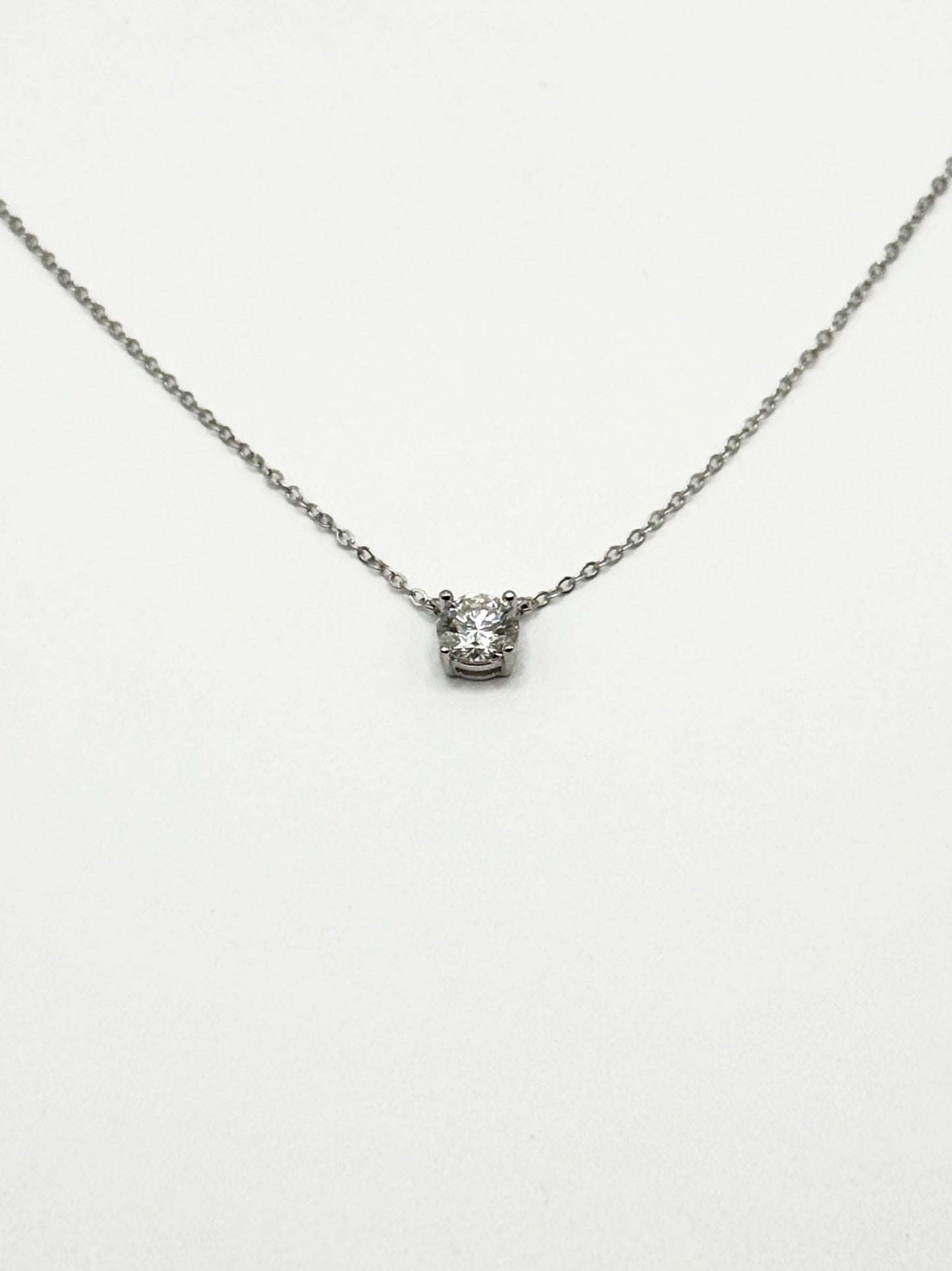 1.0ct Four - Prong Solitaire 頸鏈 - Livarra