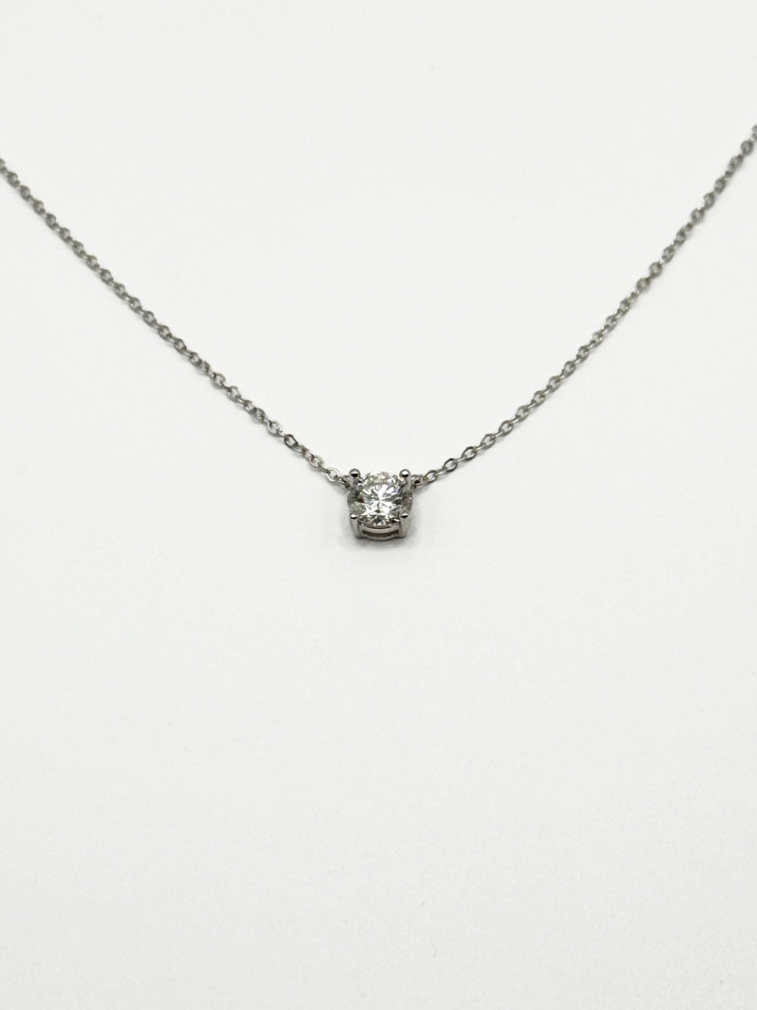 1.0ct Four - Prong Solitaire 頸鏈 - Livarra