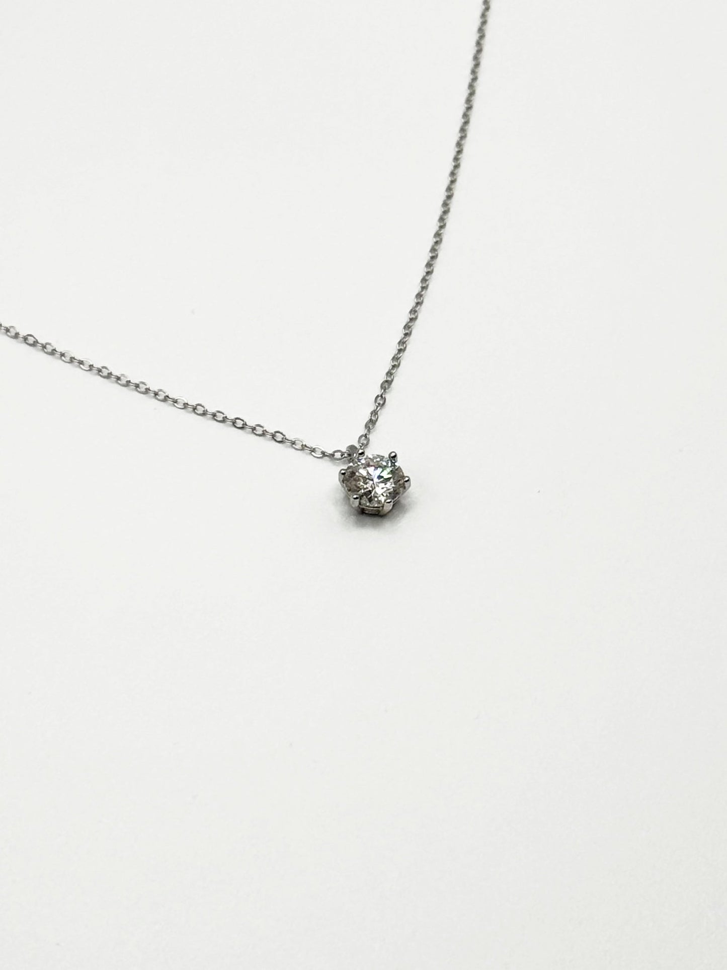 1.0ct Six - Prong Solitaire 頸鏈 - Livarra