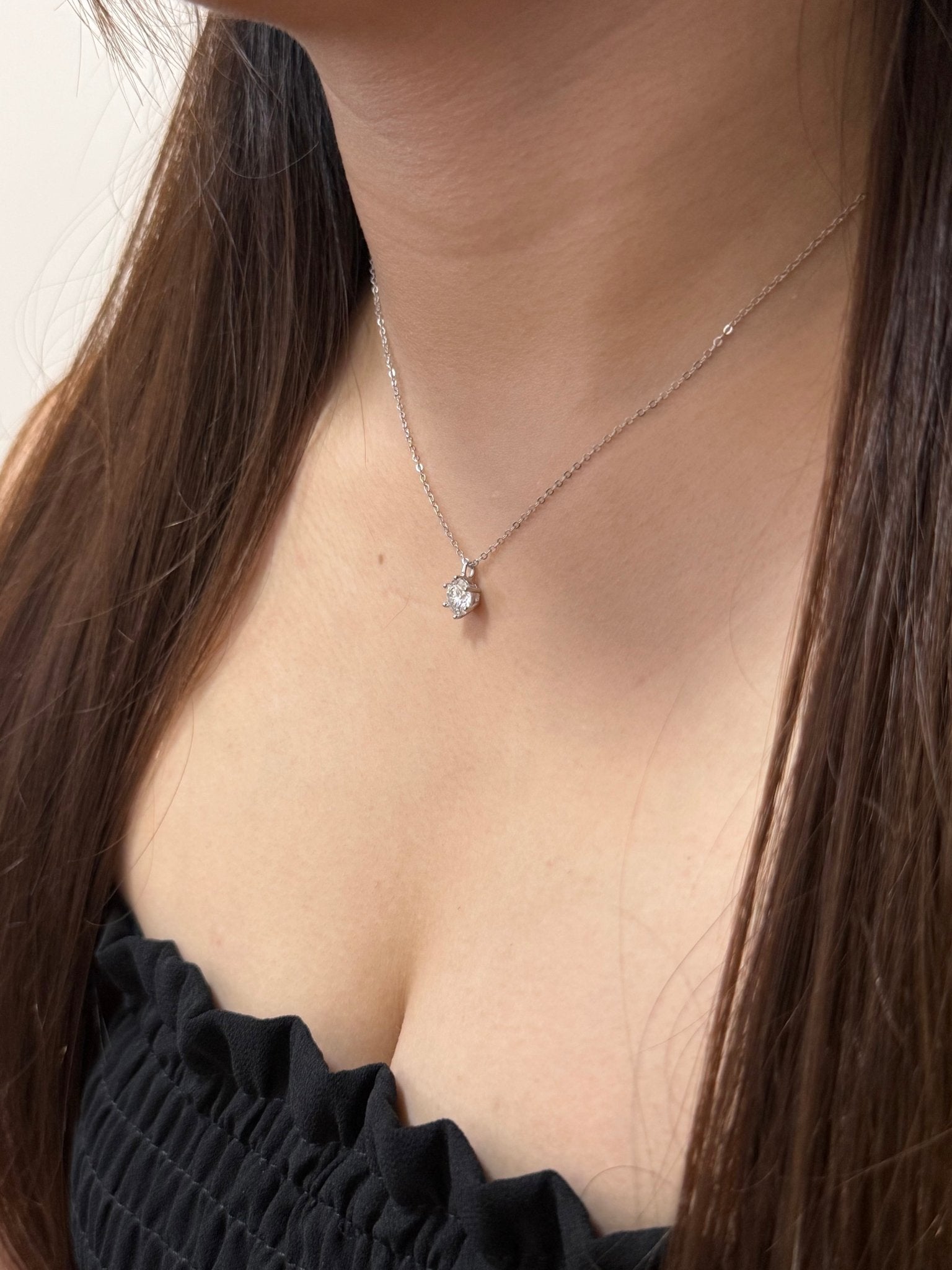 1.0ct Six - Prong Solitaire 頸鏈 - Livarra