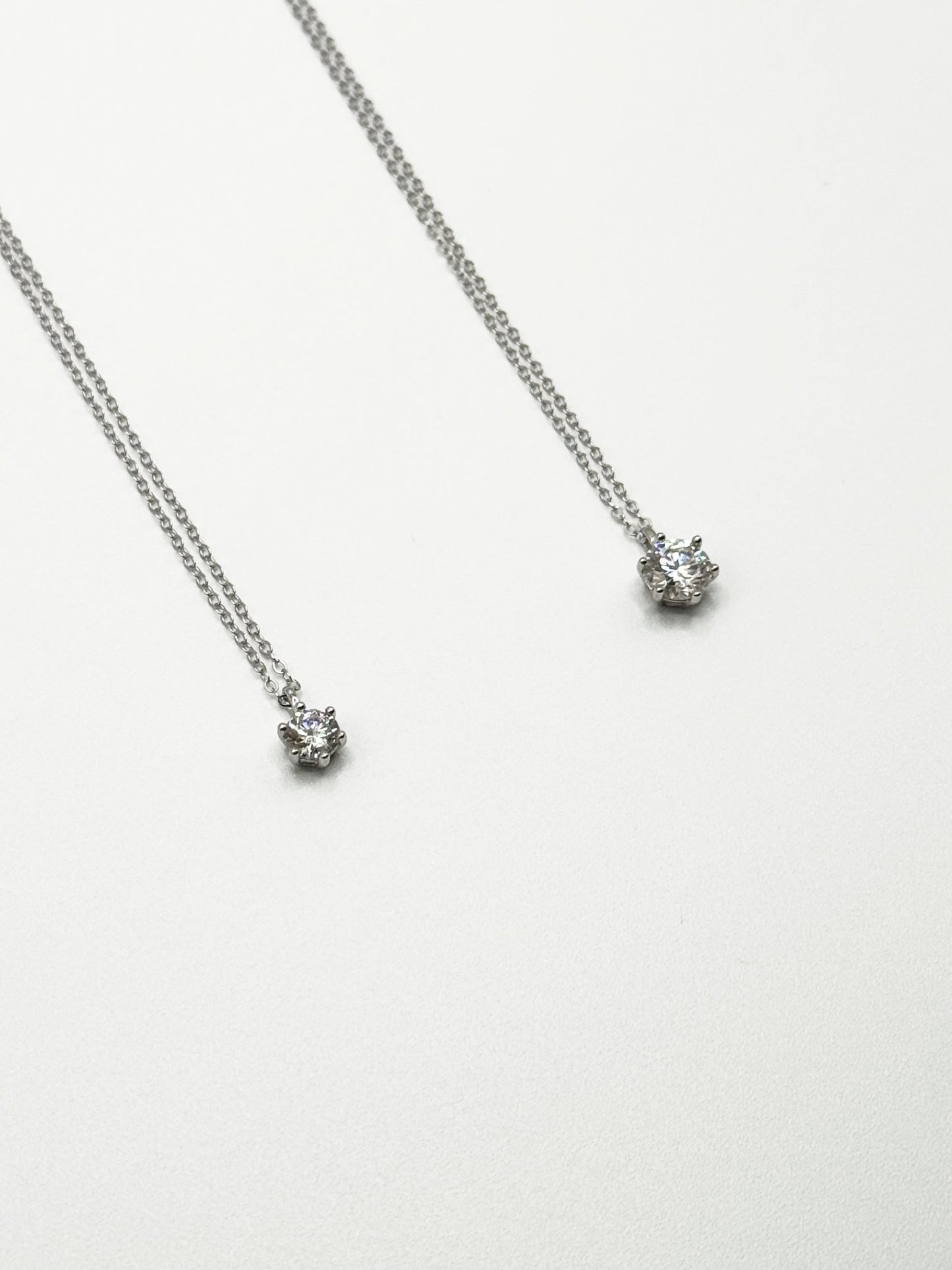 1.0ct Six - Prong Solitaire 頸鏈 - Livarra