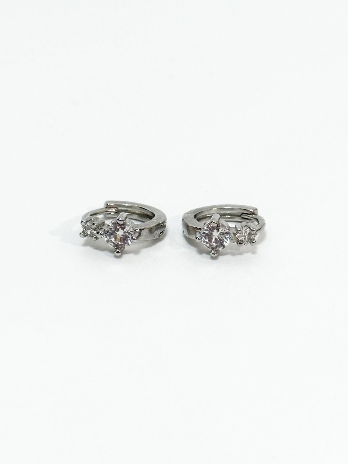 Double Stone Earrings
