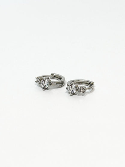 Double Stone Earrings