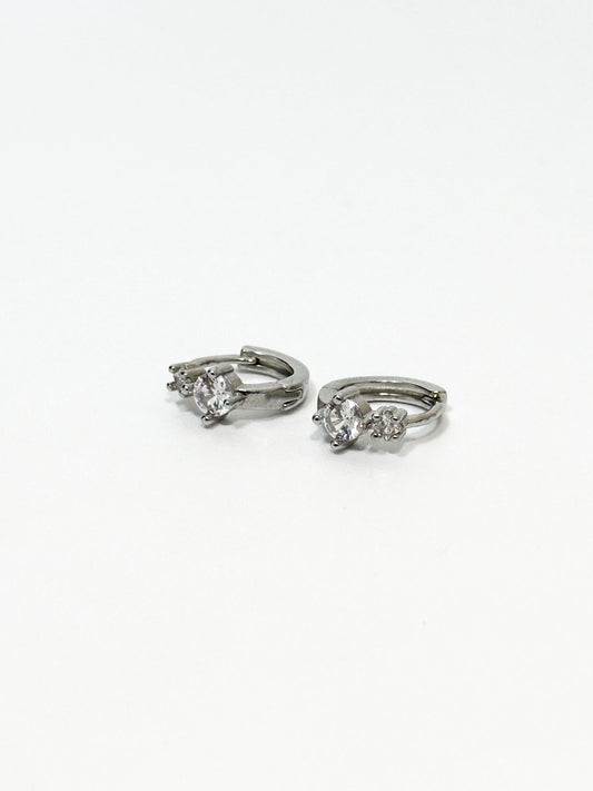 Double Stone Earrings