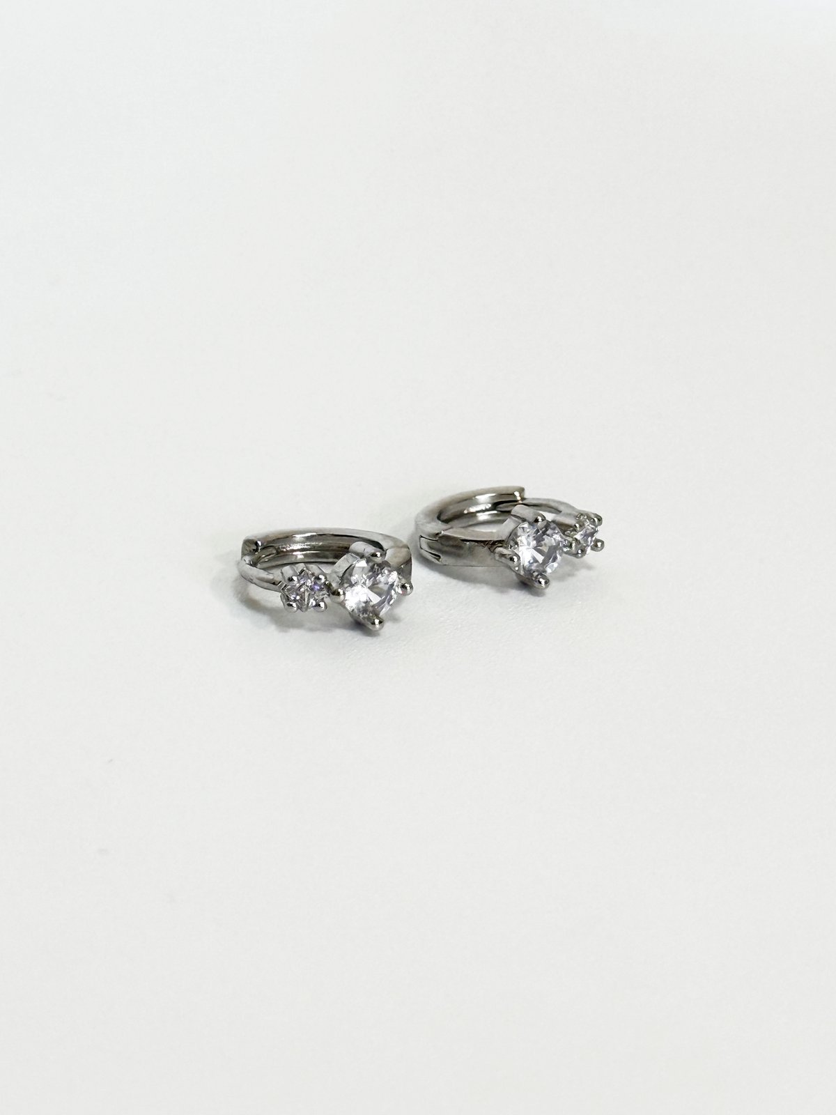 Double Stone Earrings