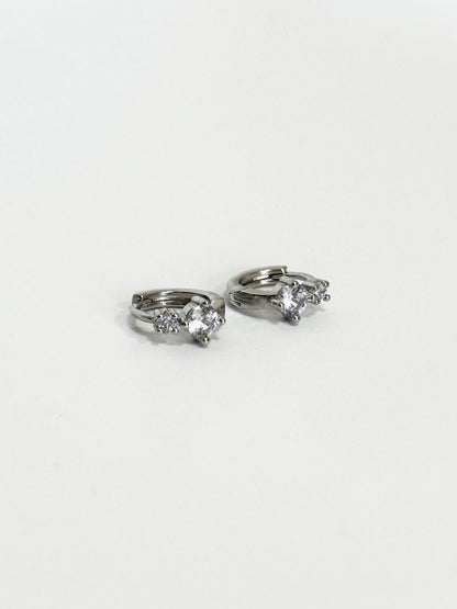 Double Stone Earrings