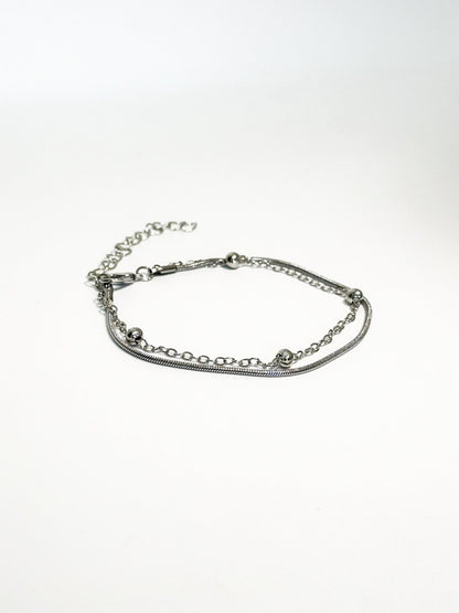 Layered Small Bead Bracelet