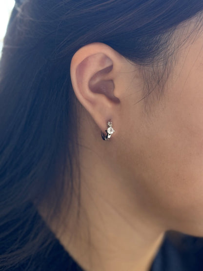 Double Stone Earrings