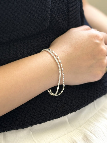 Sparkling Layered Bracelet