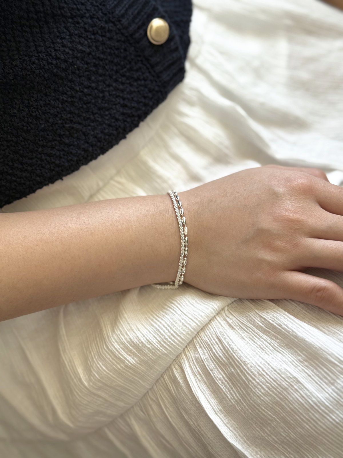 Sparkling Layered Bracelet