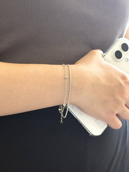 Layered Small Bead Bracelet