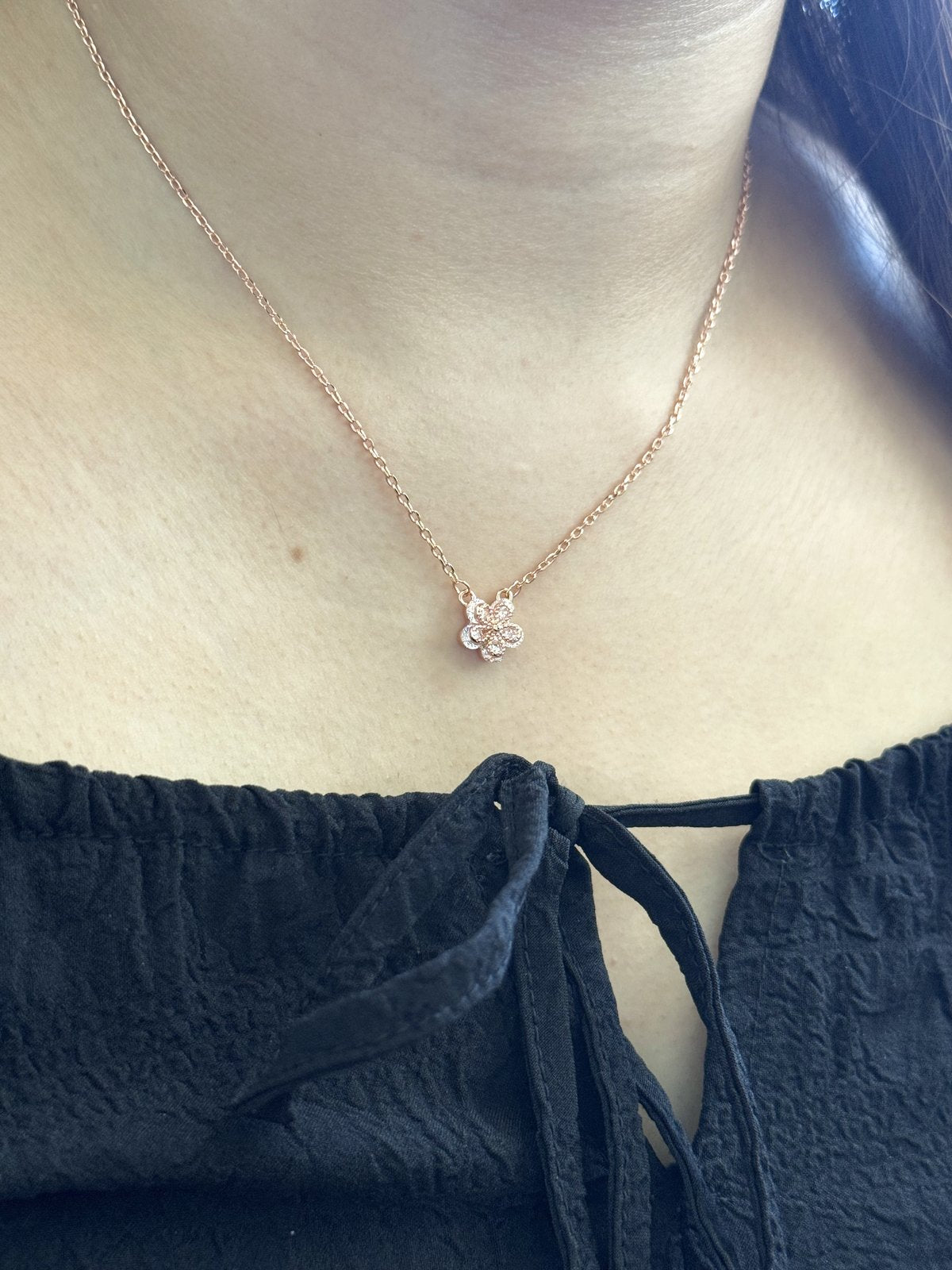 Sparkling Blossom Necklace