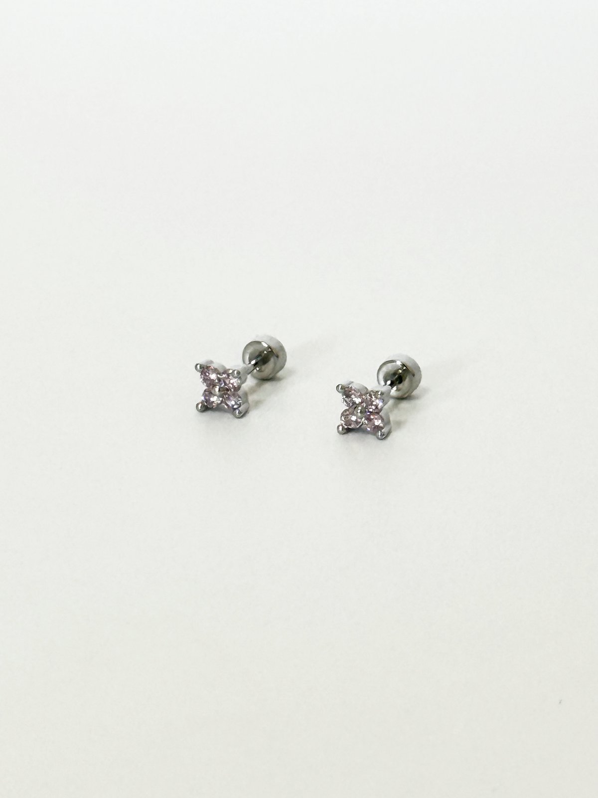 Mini Four-Leaf Clover Stud Earrings