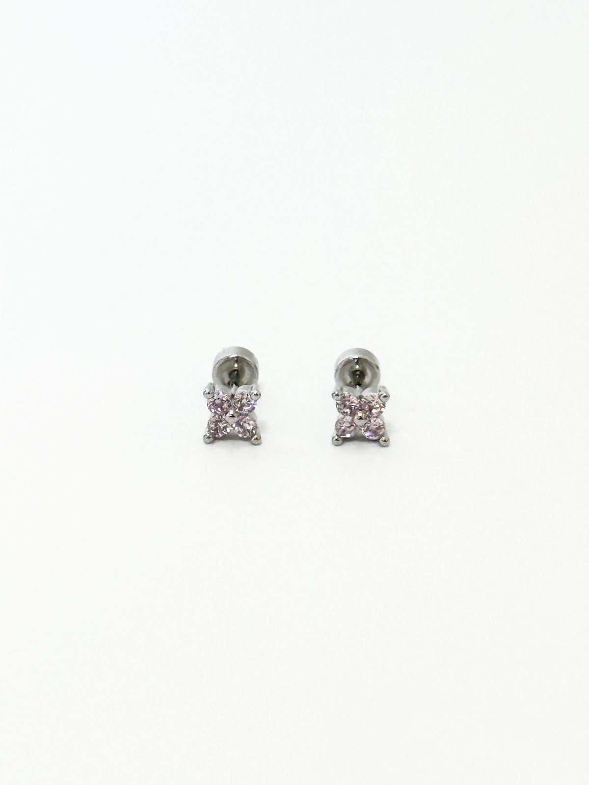 Mini Four-Leaf Clover Stud Earrings