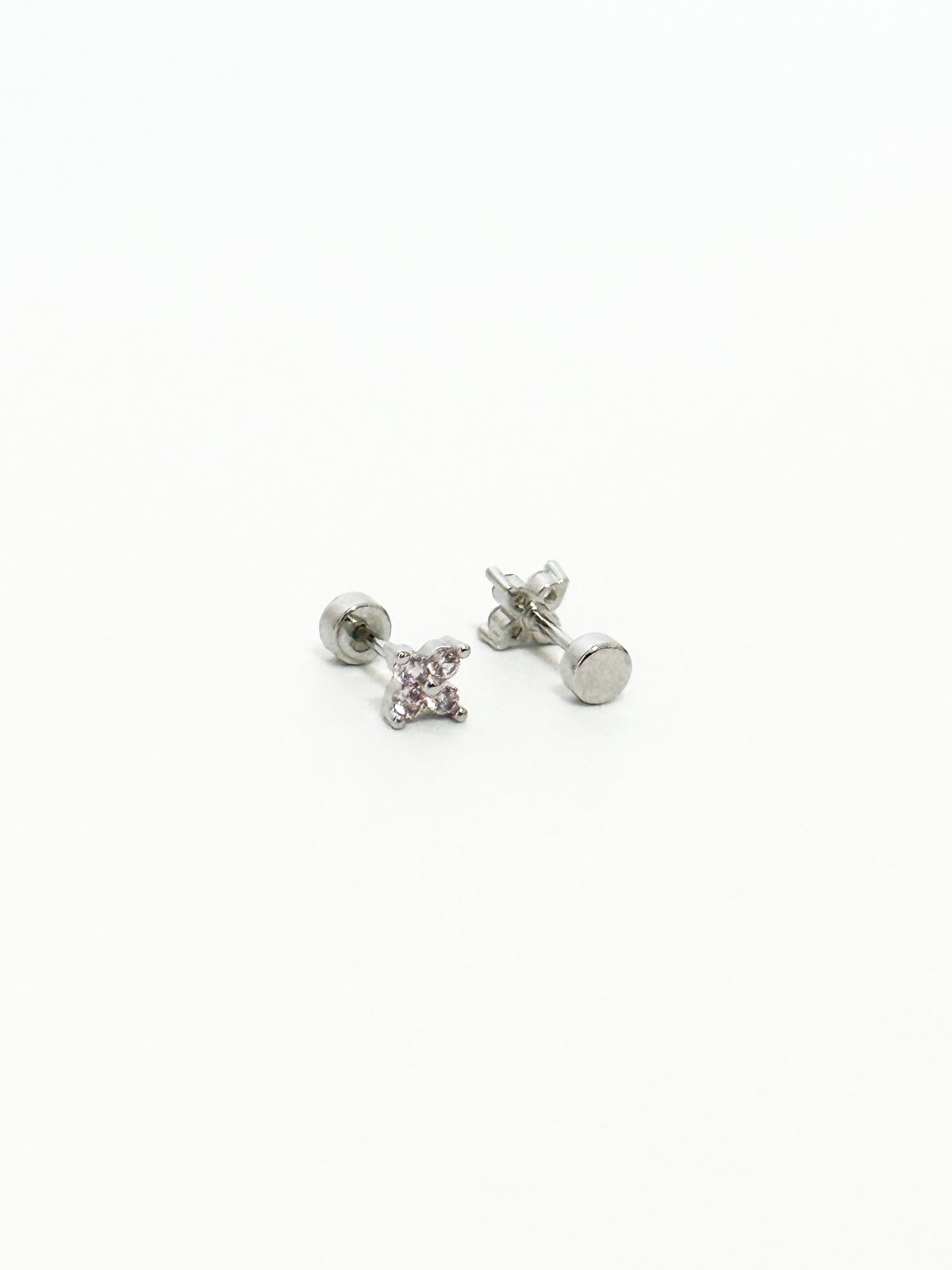 Mini Four-Leaf Clover Stud Earrings
