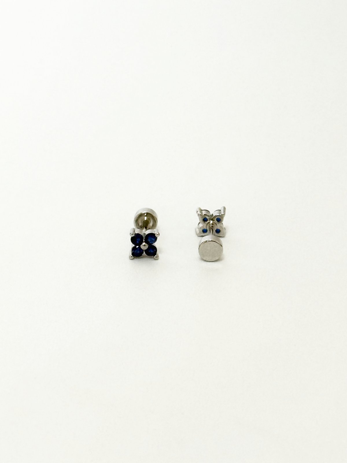Mini Four-Leaf Clover Stud Earrings