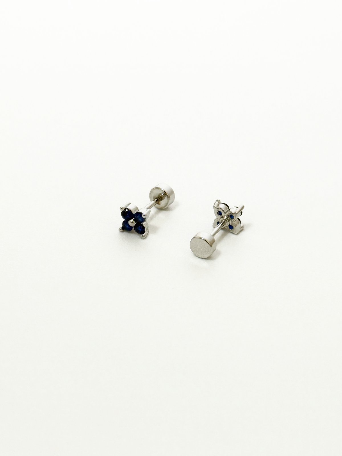 Mini Four-Leaf Clover Stud Earrings