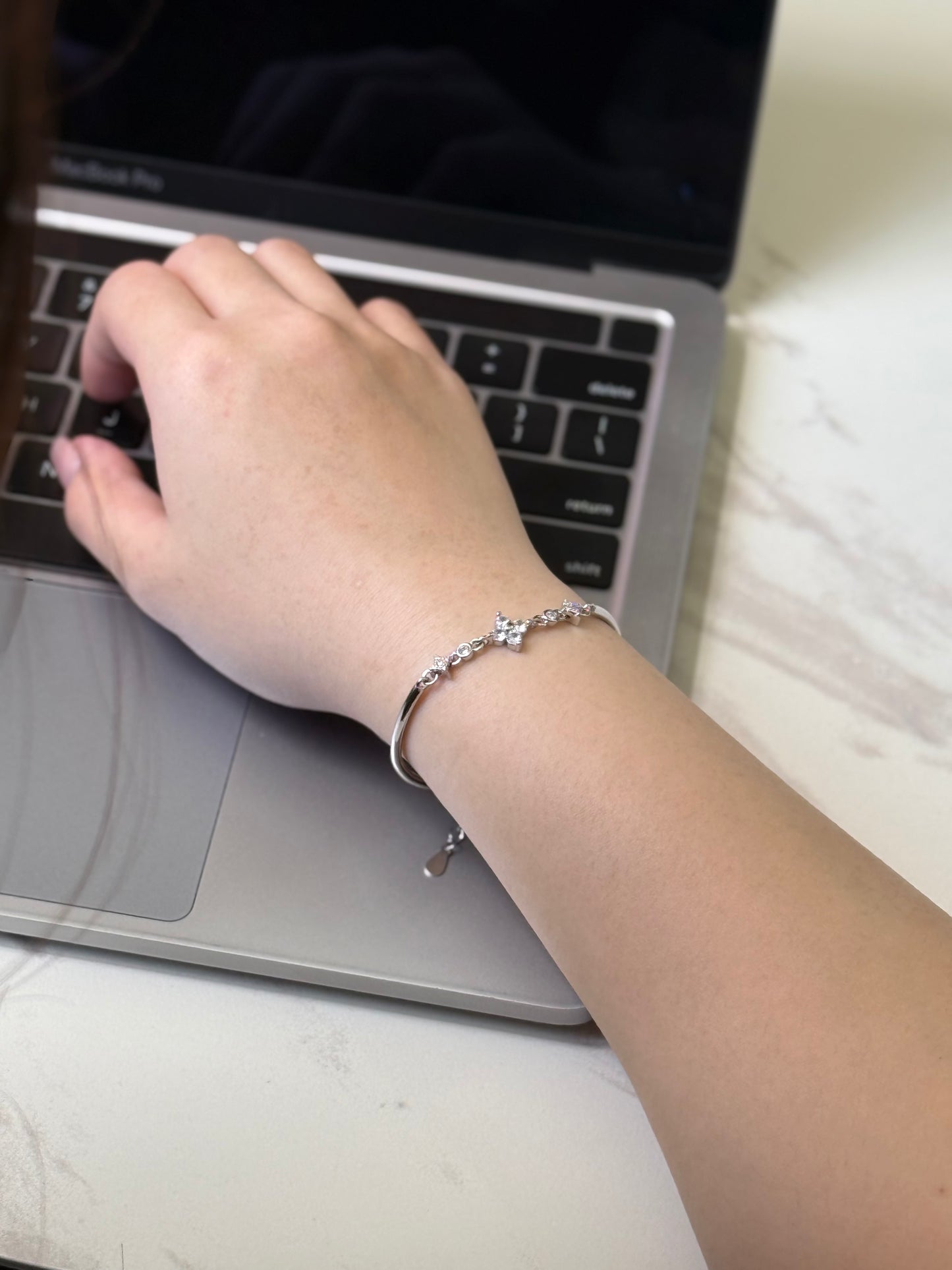 Four-leaf Clover And Star Bracelet