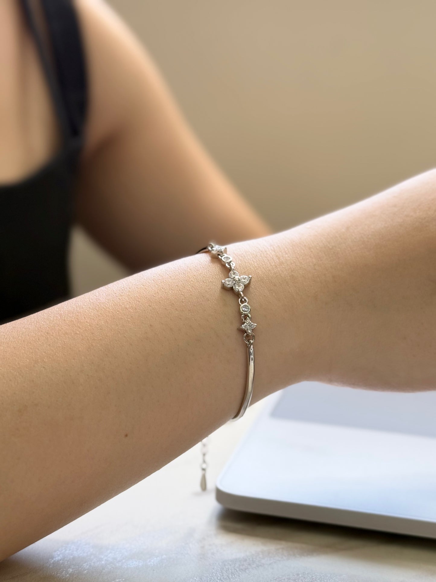 Four-leaf Clover And Star Bracelet
