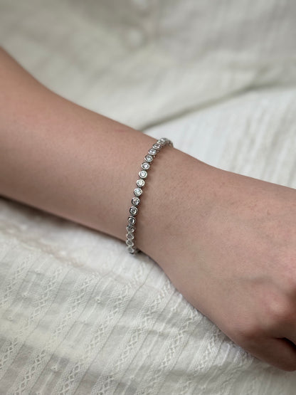 Round Cut Tennis Bracelet