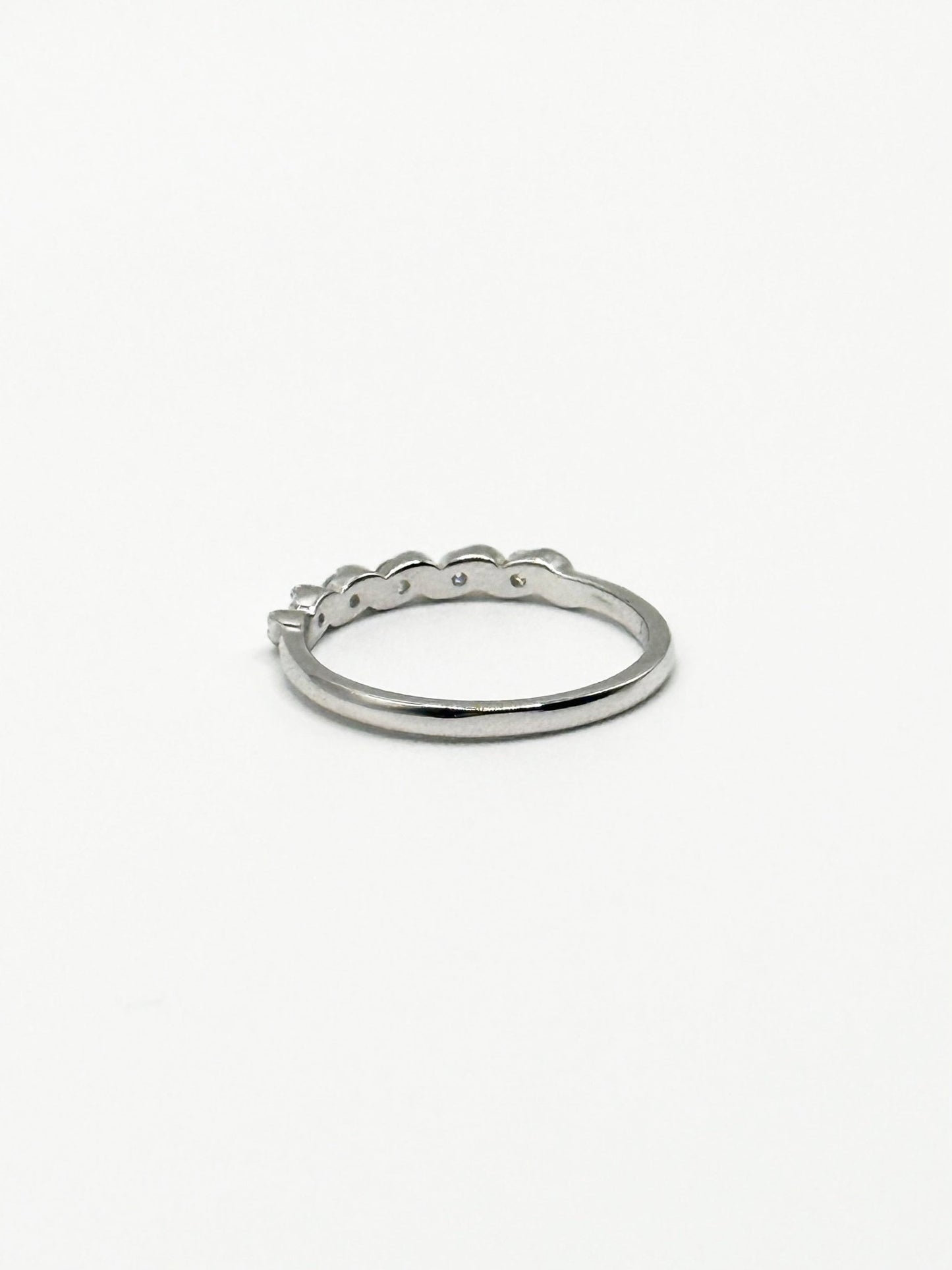 Half - Pavé Infinity Ring - Livarra