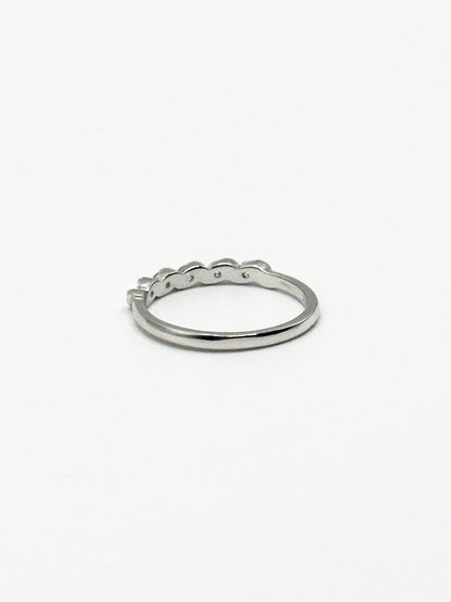 Half - Pavé Infinity Ring - Livarra