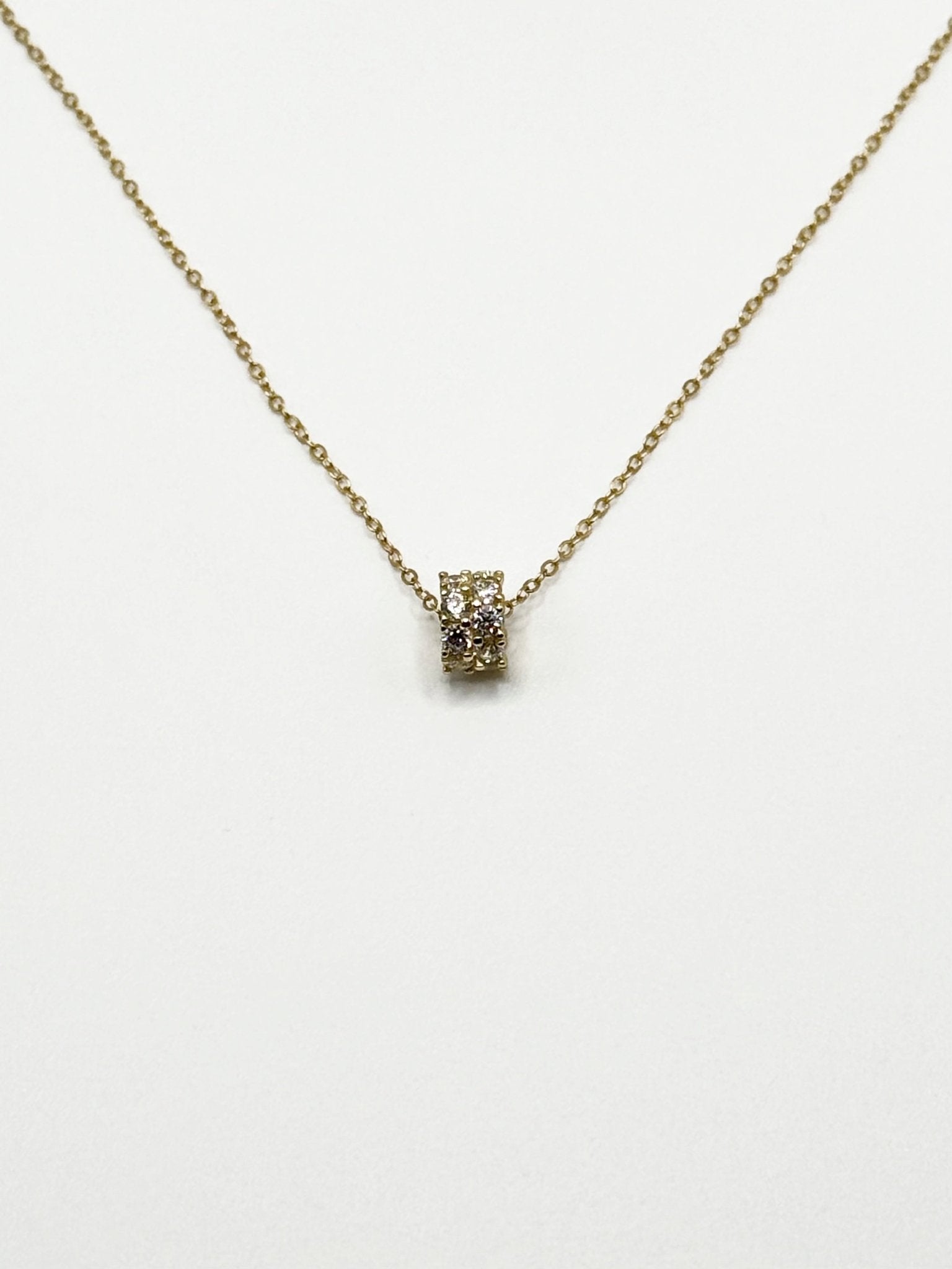 Pavé Cylinder 頸鏈 - Livarra