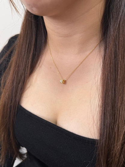Pavé Cylinder 頸鏈 - Livarra