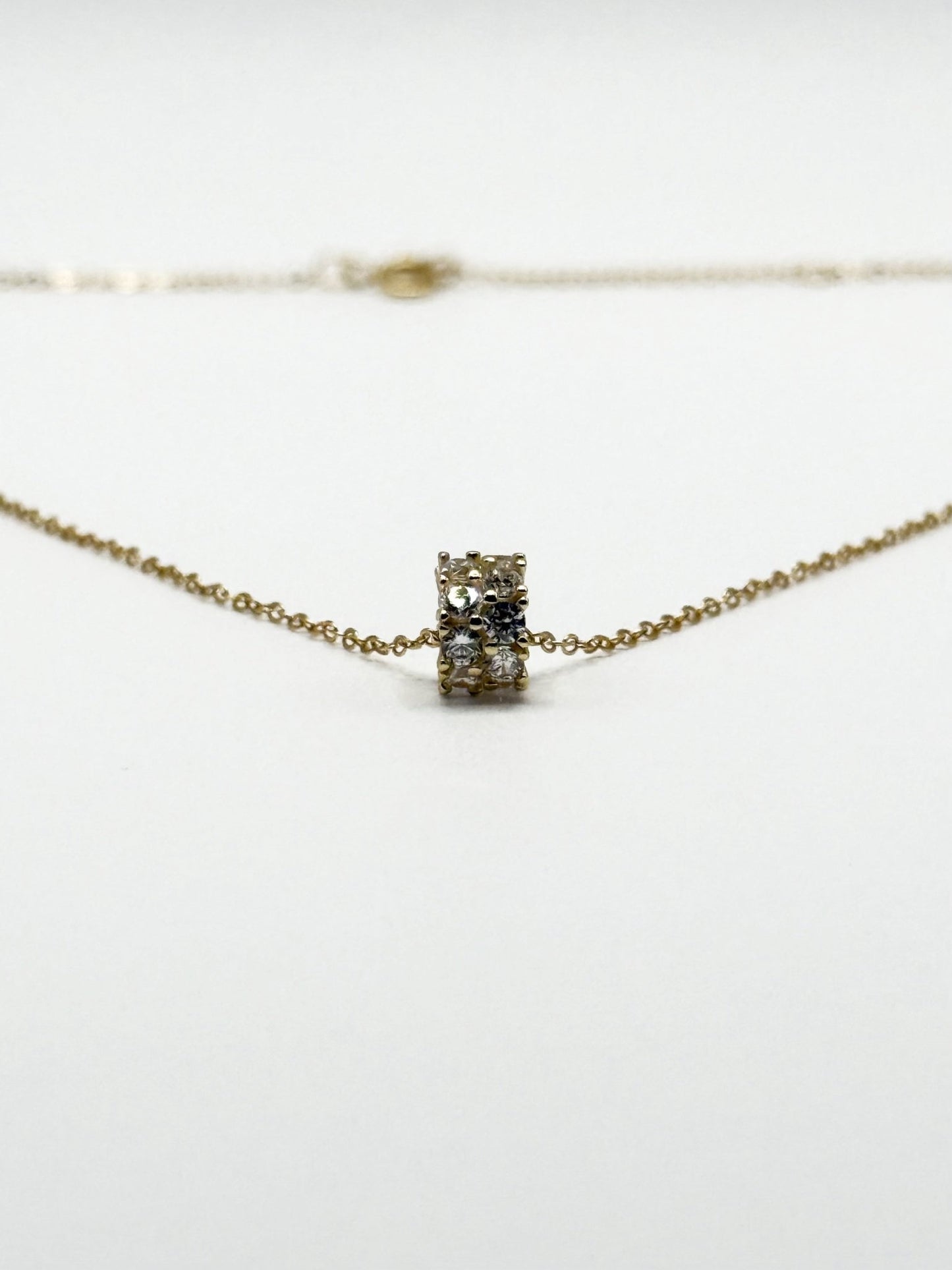 Pavé Cylinder 頸鏈 - Livarra