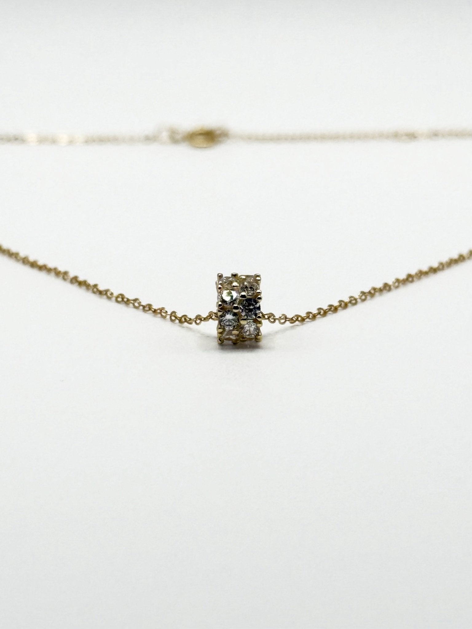 Pavé Cylinder 頸鏈 - Livarra