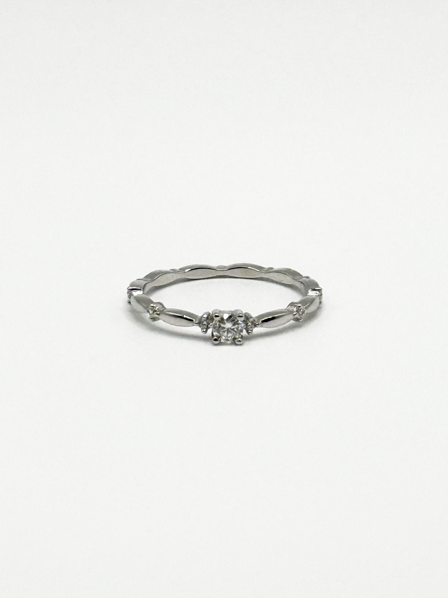 Solitaire with Pavé Ring - Livarra