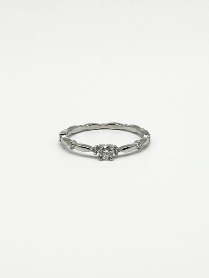 Solitaire with Pavé Ring - Livarra