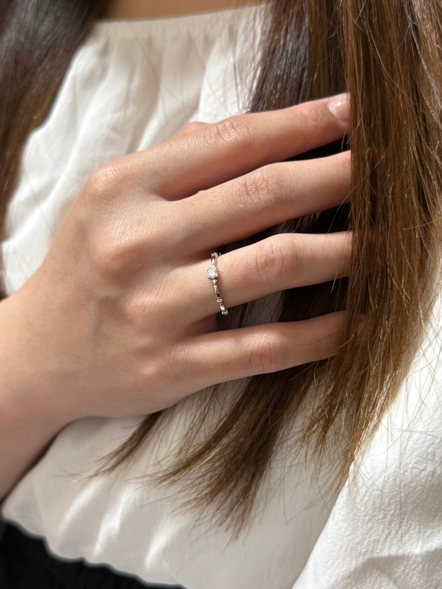 Solitaire with Pavé Ring - Livarra