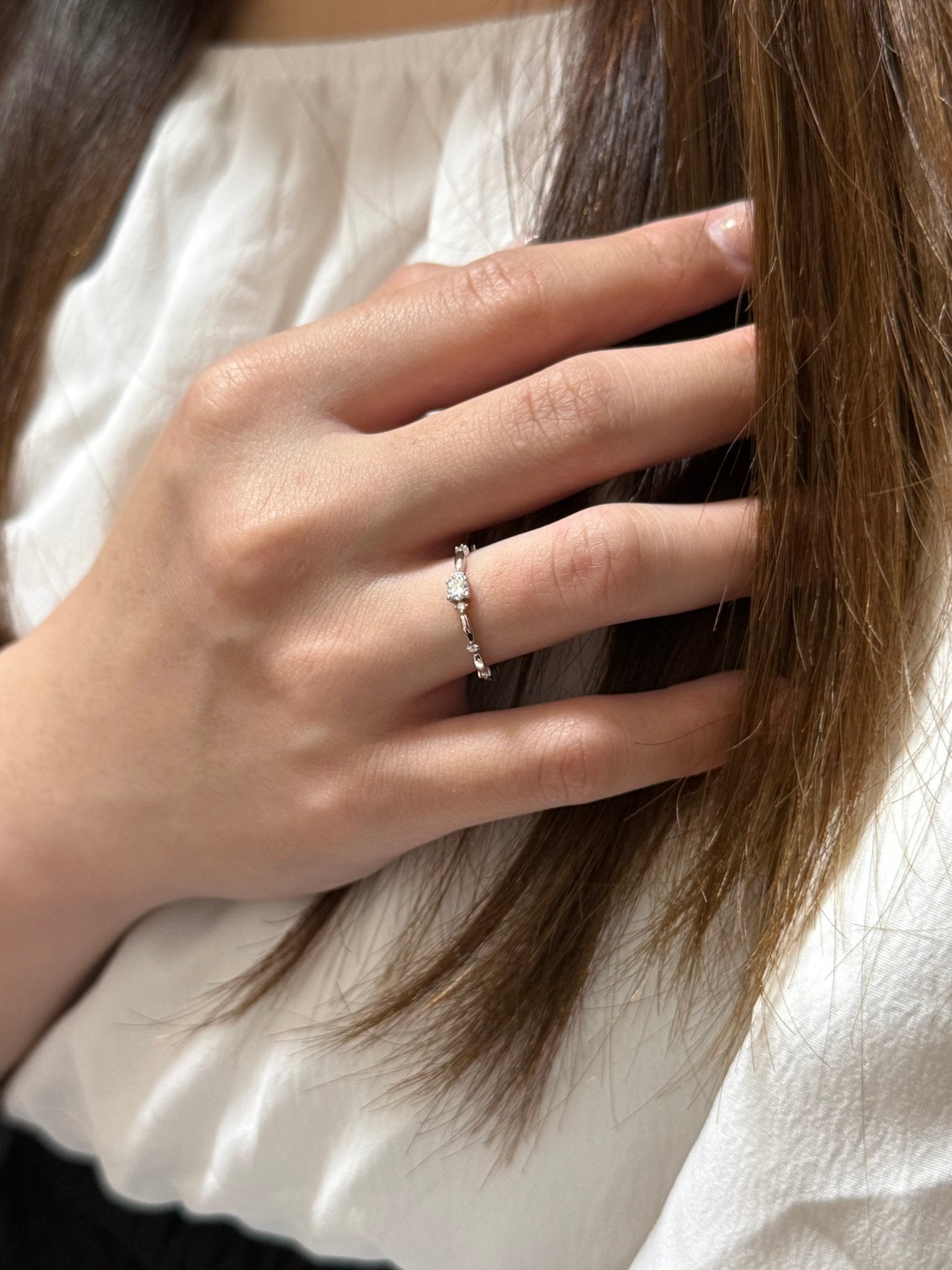 Solitaire with Pavé Ring - Livarra