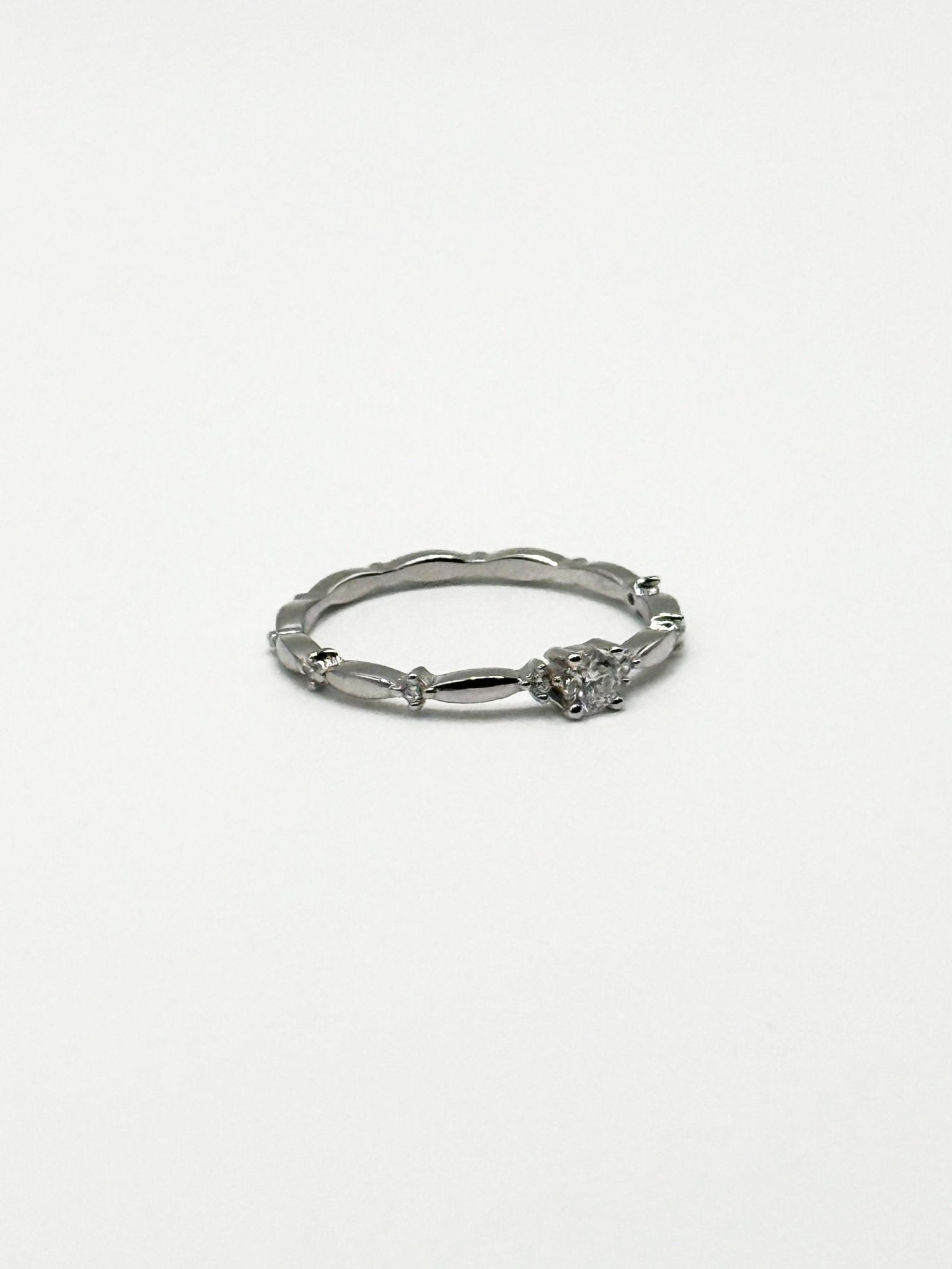 Solitaire with Pavé Ring - Livarra