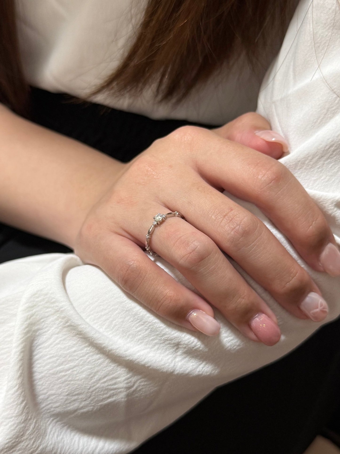 Solitaire with Pavé Ring - Livarra