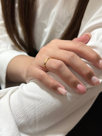 Wavy Ring — Gold - Livarra